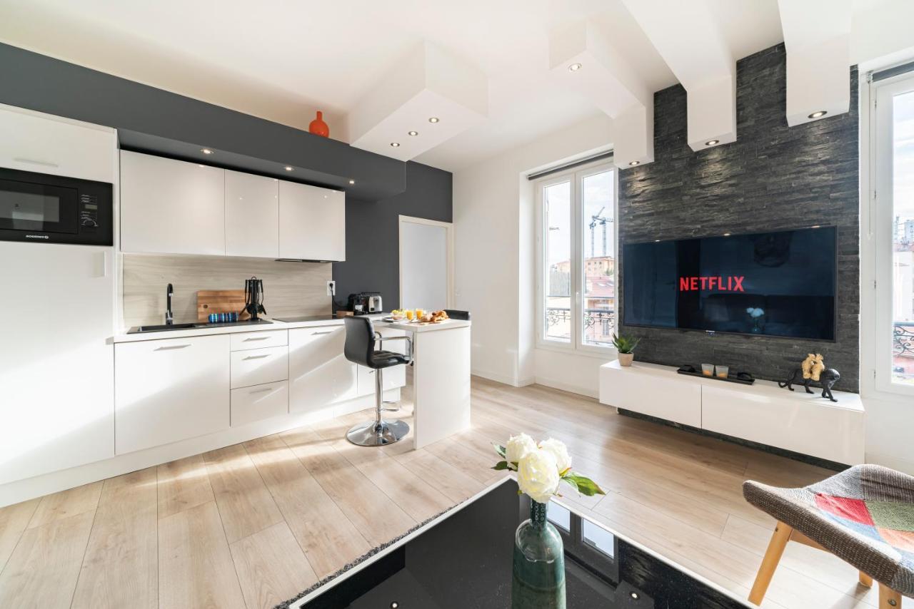 Frontiere Monaco, Appartement Renove Entierement - Ag ボーソレイユ エクステリア 写真